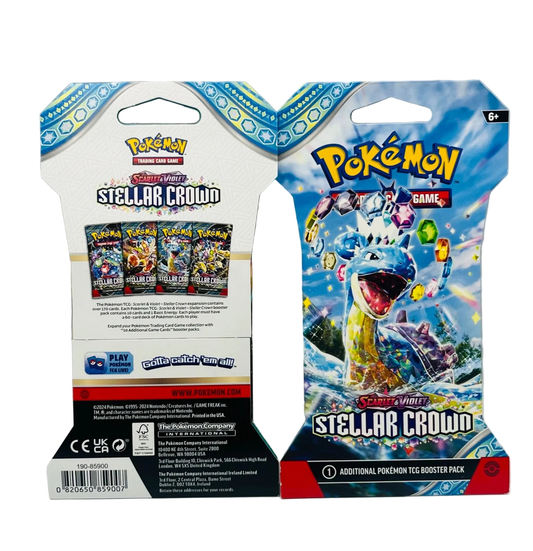 Scarlet & Violet-Stellar Crown - 1 Sleeved Booster Pack ( Random Artwork )