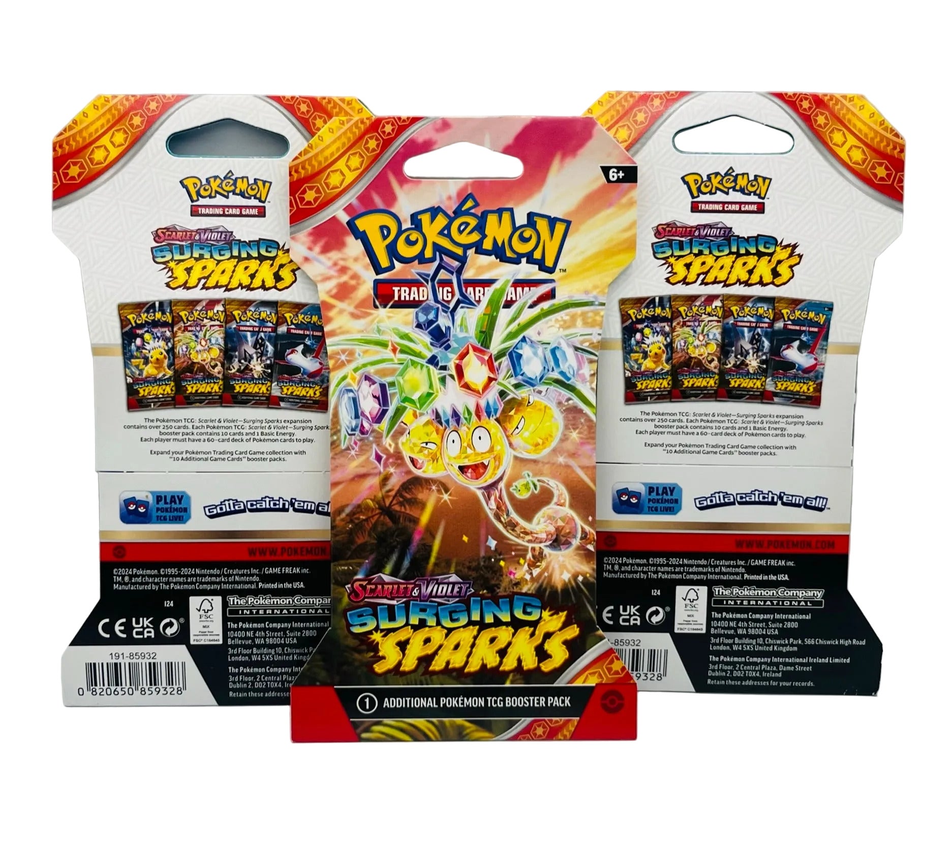 Surging Sparks - 1 Sleeved Booster Pack ( Random Artwork )