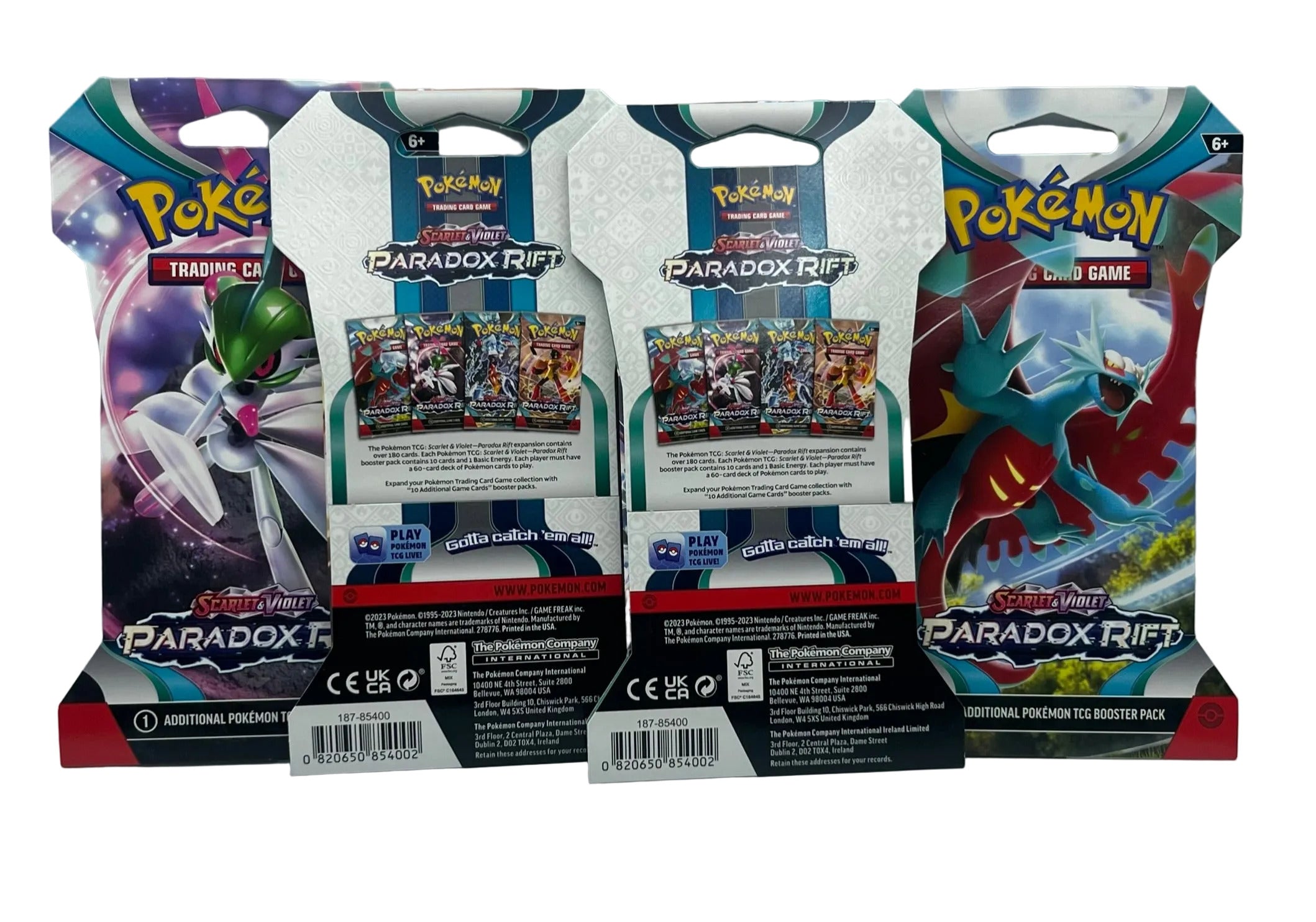 Scarlet & Violet Paradox Rift -1 Sleeved Booster ( Random Artwork )