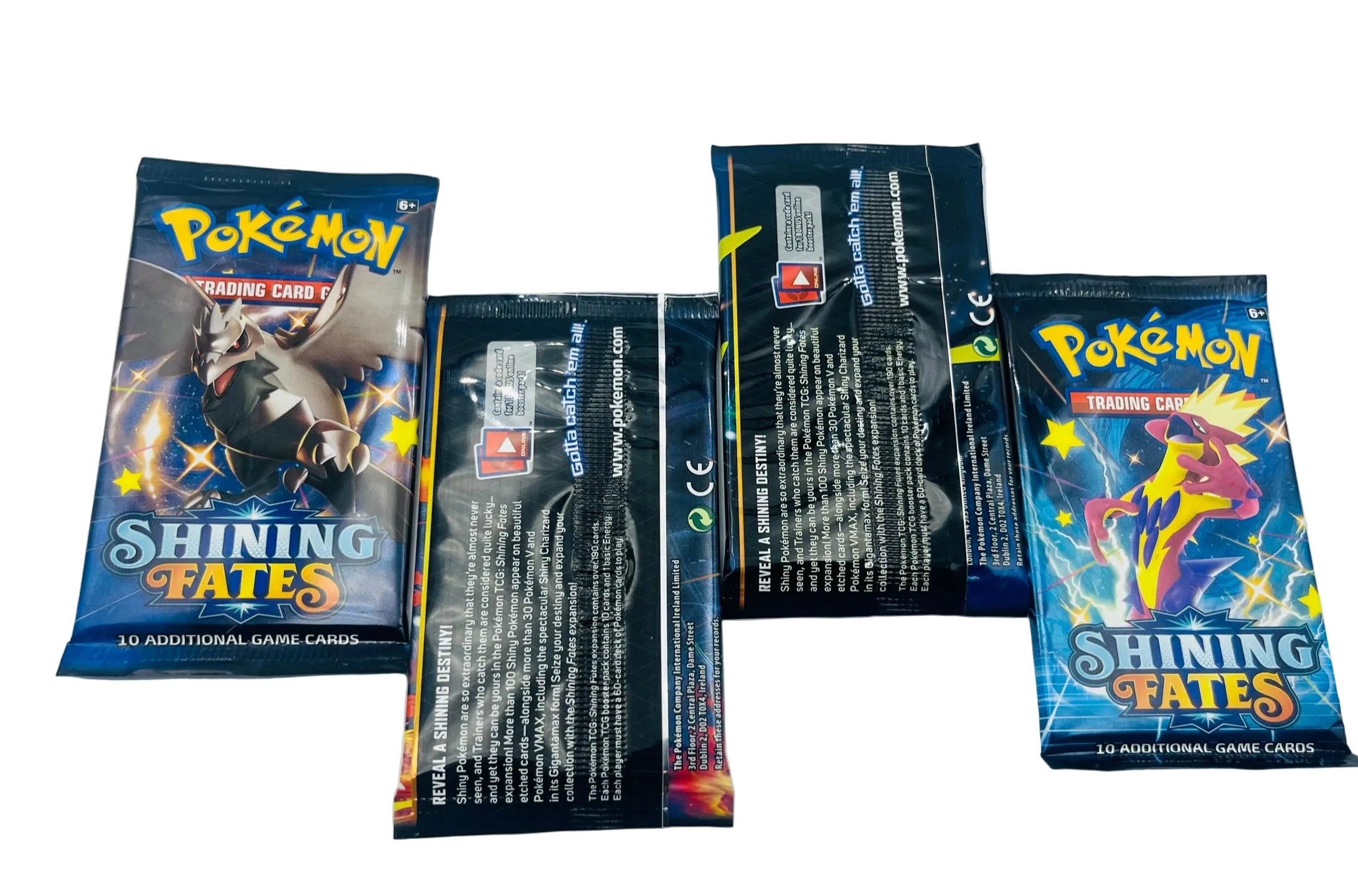 Pokemon SHINING FATES BOOSTER PACK  Sealed TCG - 1 ( Random Art Pack )