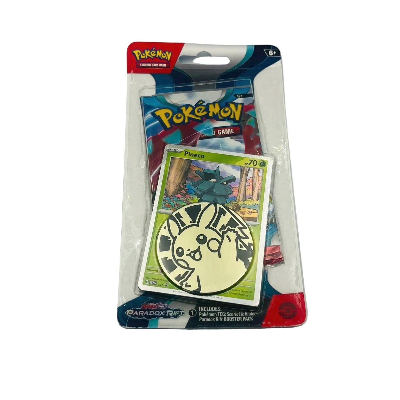 Pokemon - Scarlet and Violet - Paradox Rift - Checklane Blister - Pineco