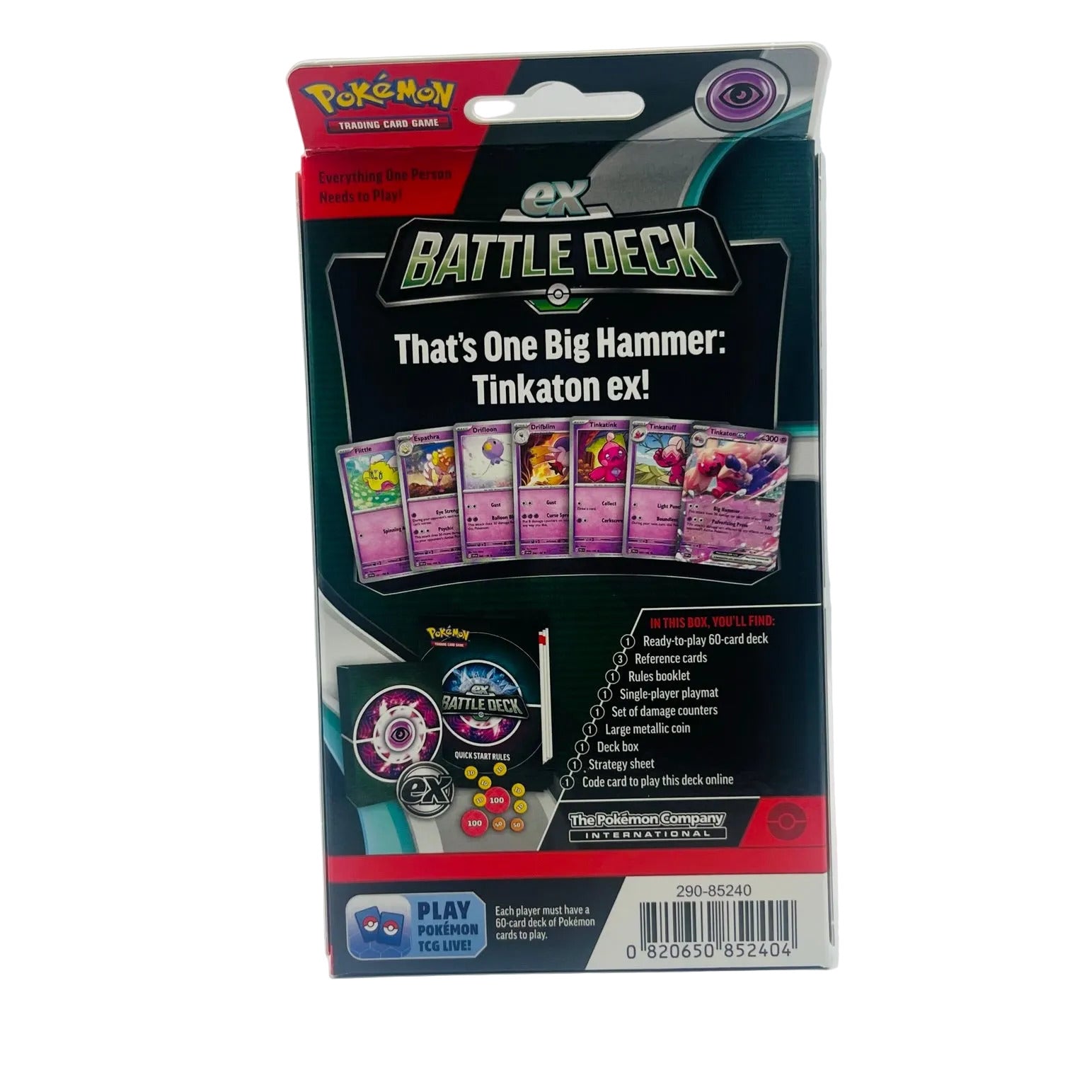 Pokemon - ex Battle Decks - Tinkaton ex