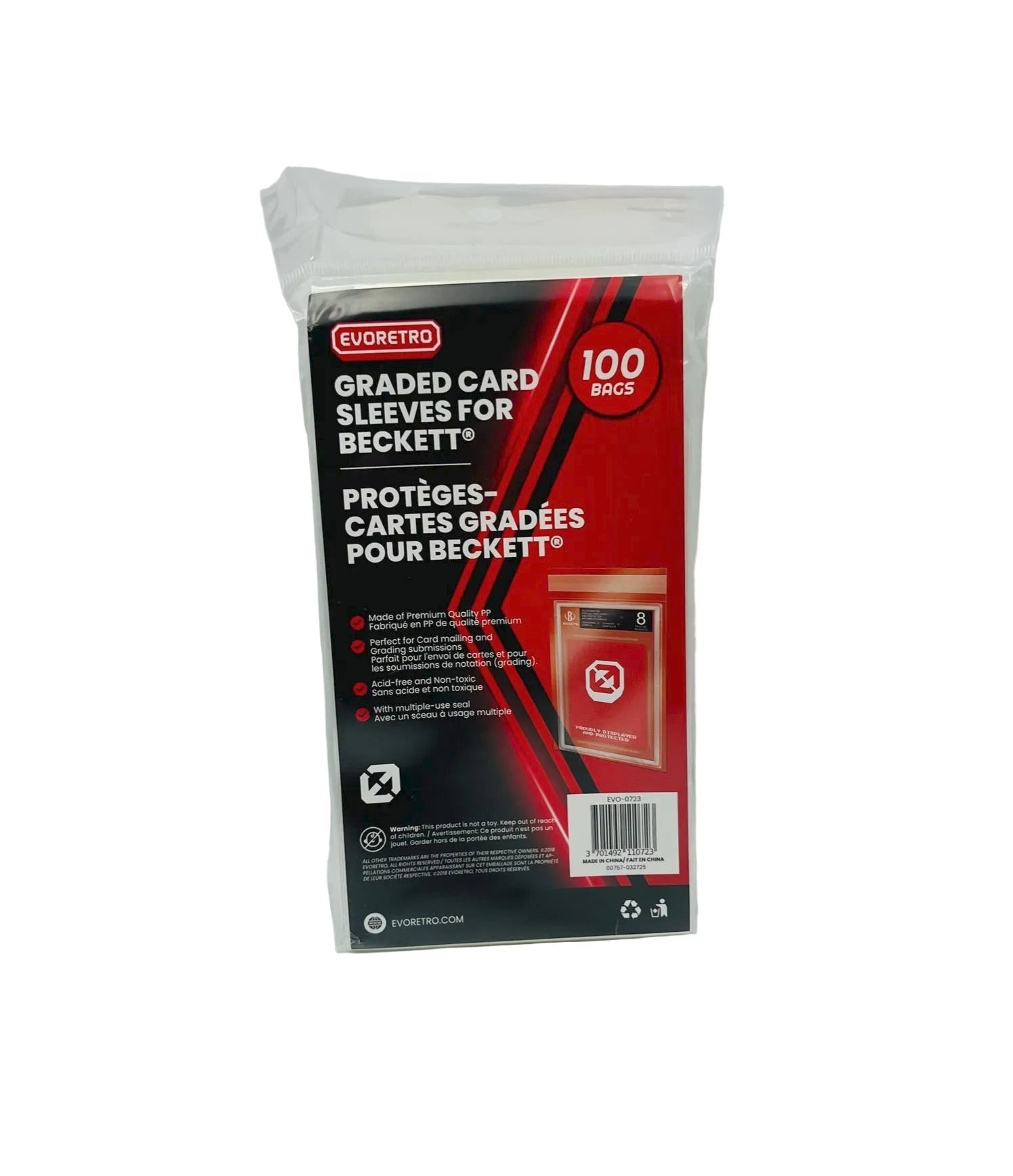 EVORETRO Graded Card Sleeves for Beckett & Bumper