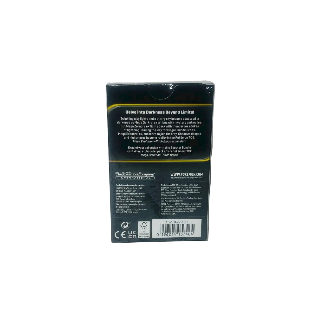 Pokemon Pitch Black Booster Bundle Box